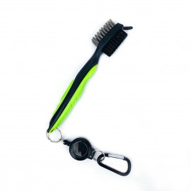 Portable Golf Brush with Retractable Keychain Lightweight Golf Clean Tool